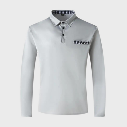 Heren Polo met Lange Mouwen - Oliver