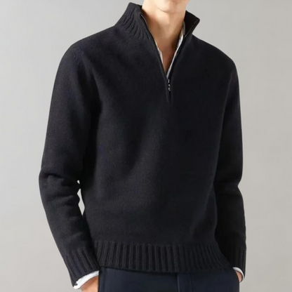 Stijlvolle Half-Zip Herensweater - Ethan