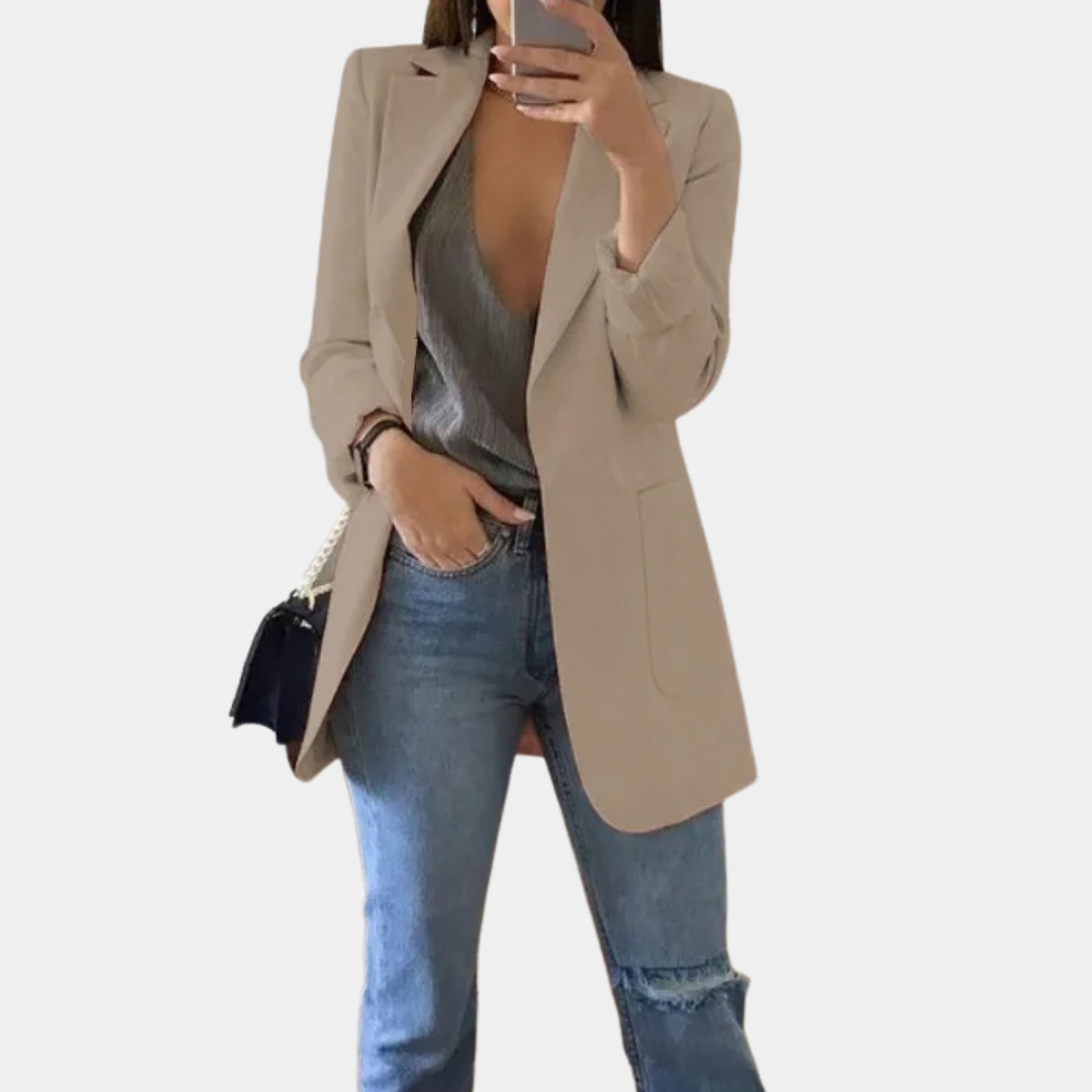 Fentii- Casual Lange Blazer voor Dames