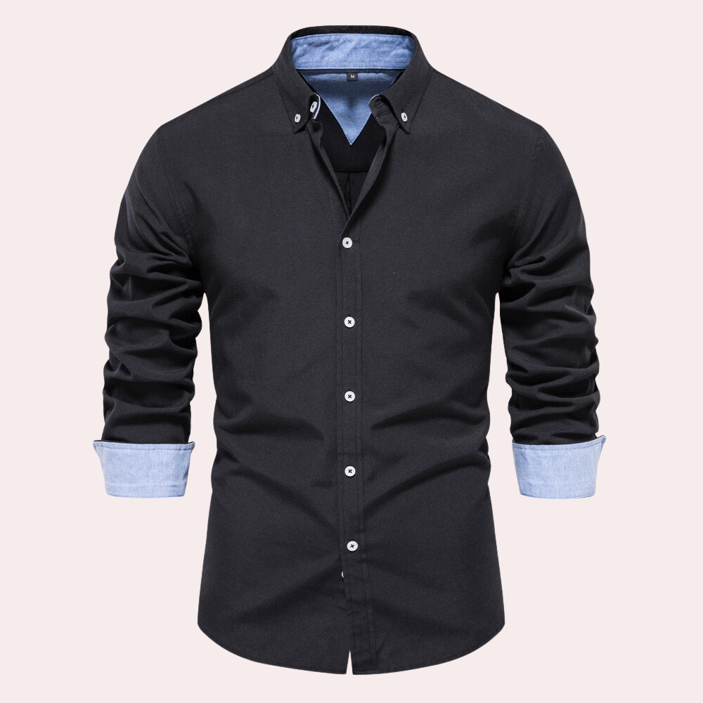 Casual Herenoverhemd met Lange Mouwen - Remy
