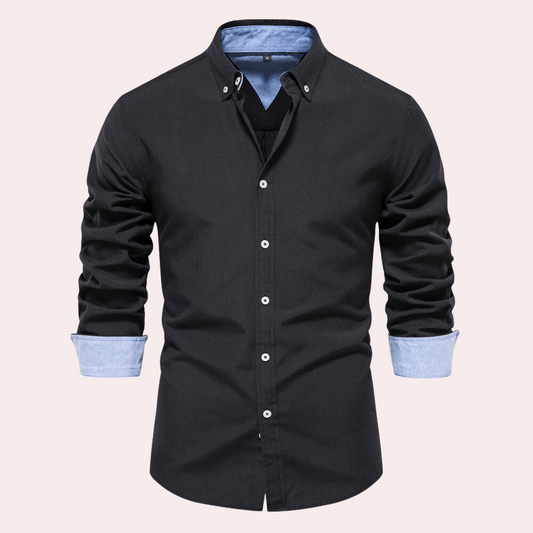 Casual Herenoverhemd met Lange Mouwen - Remy