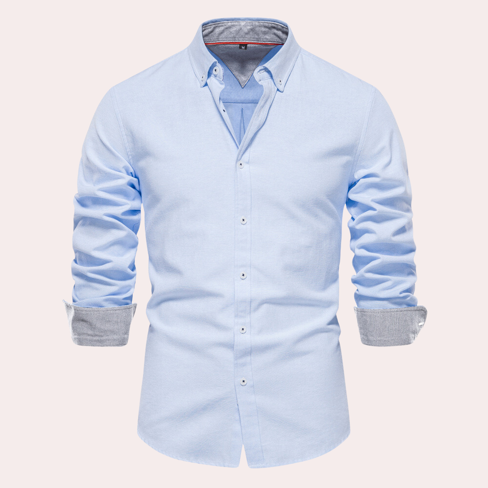 Casual Herenoverhemd met Lange Mouwen - Remy