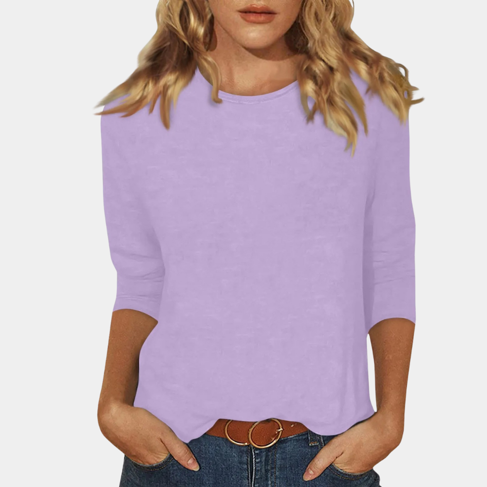 Trendy Dames Shirt met Lange Mouwen - Livia