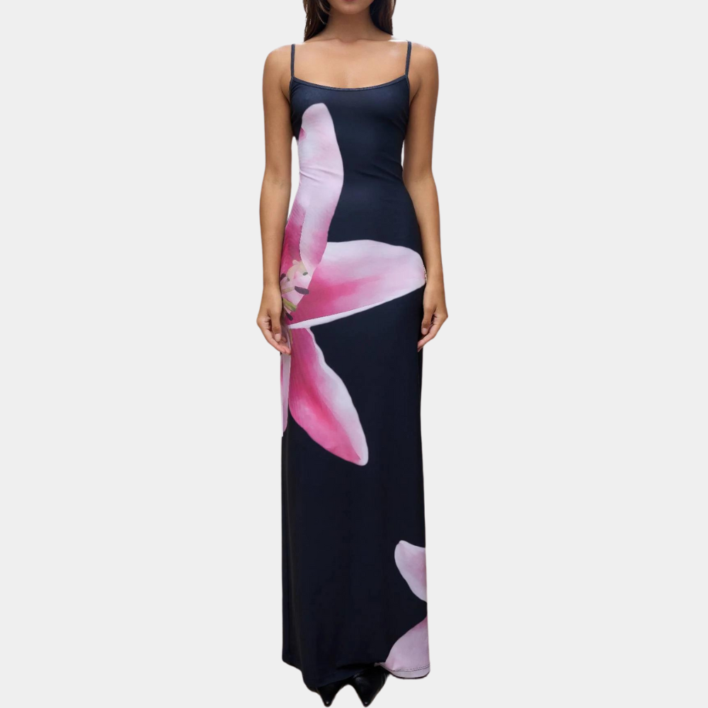 Casual Zomerjurk met Figuuraccent – Lucine