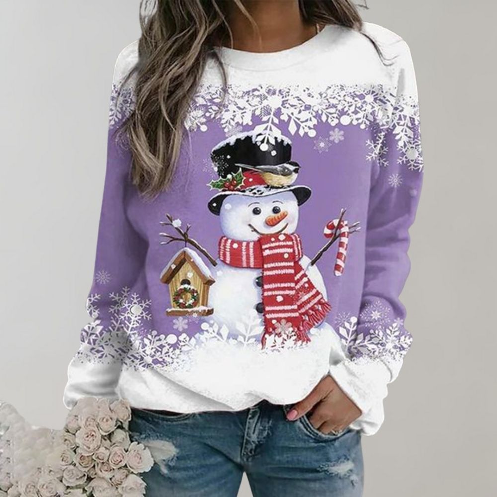 Eve - Warme Kersttrui voor Dames