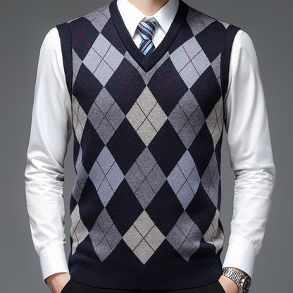 Heren Spencer met Stijlvol Argyle-Patroon - Felix