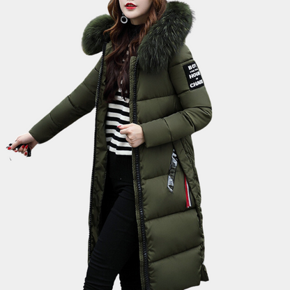 Warme Dames Pufferjas met Capuchon - Livia