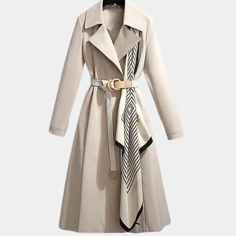 Stijlvolle Dames Trenchcoat met Ceintuur - Noa