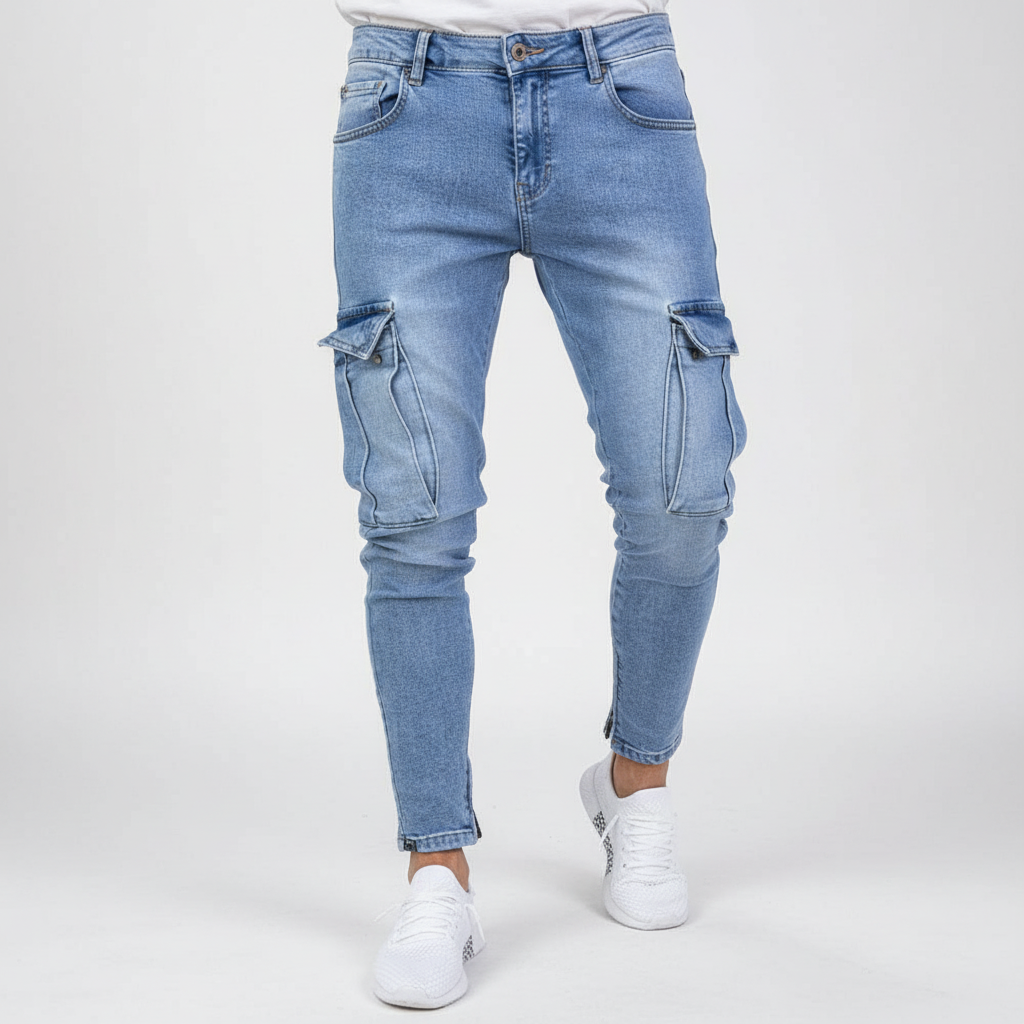 Cargohose Aus Denim - Nico