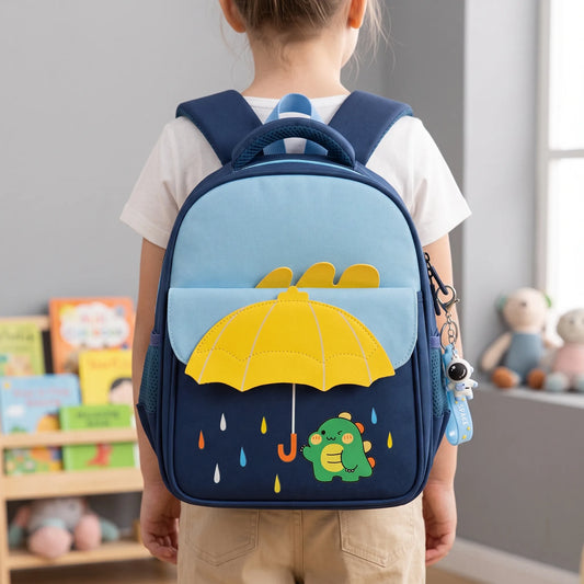 Cartoon Print Children's School Rucksack - Bumbly