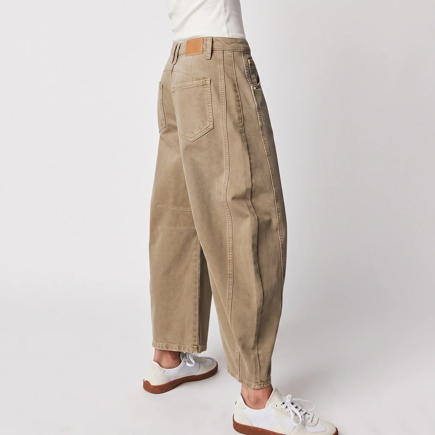 Casual Broek Met Barrel-Pijp -  Lorene