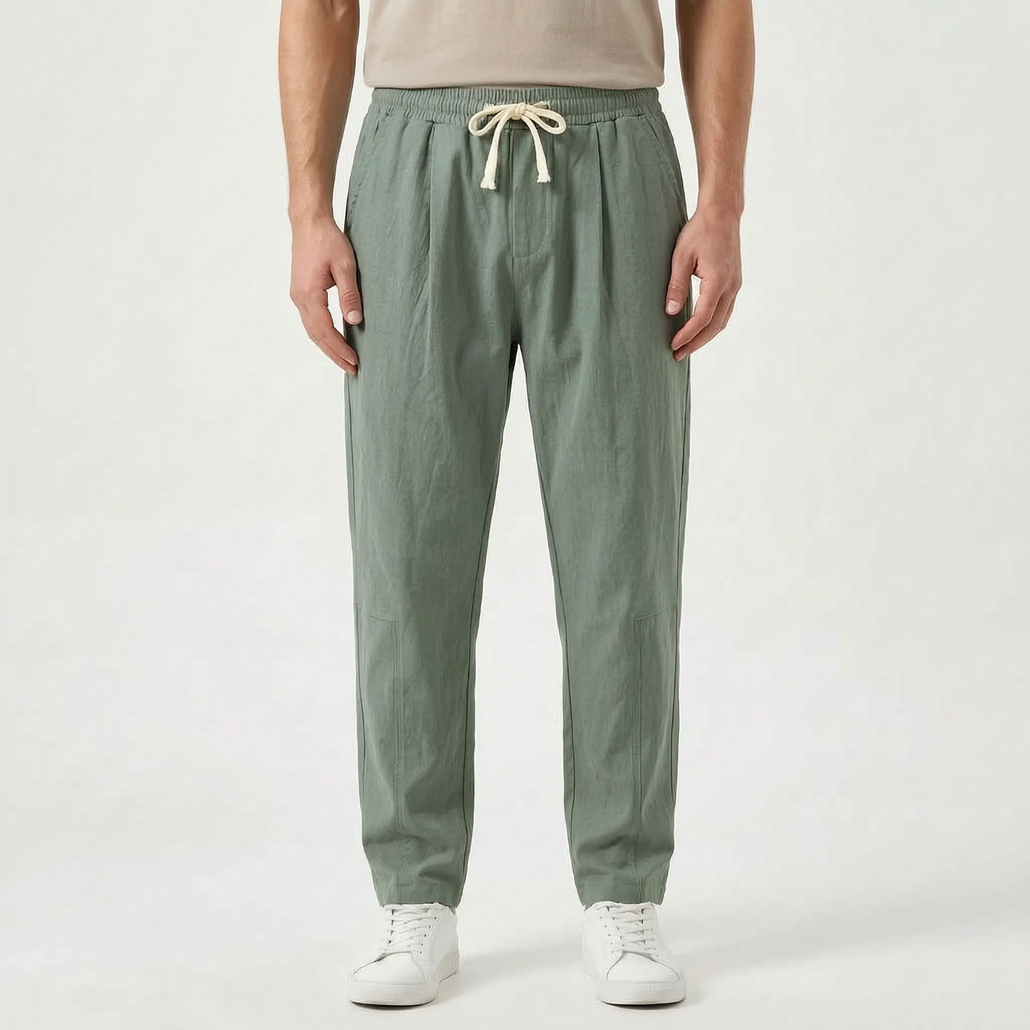 Casual Broek Met Rechte Pijpen -  Sammy