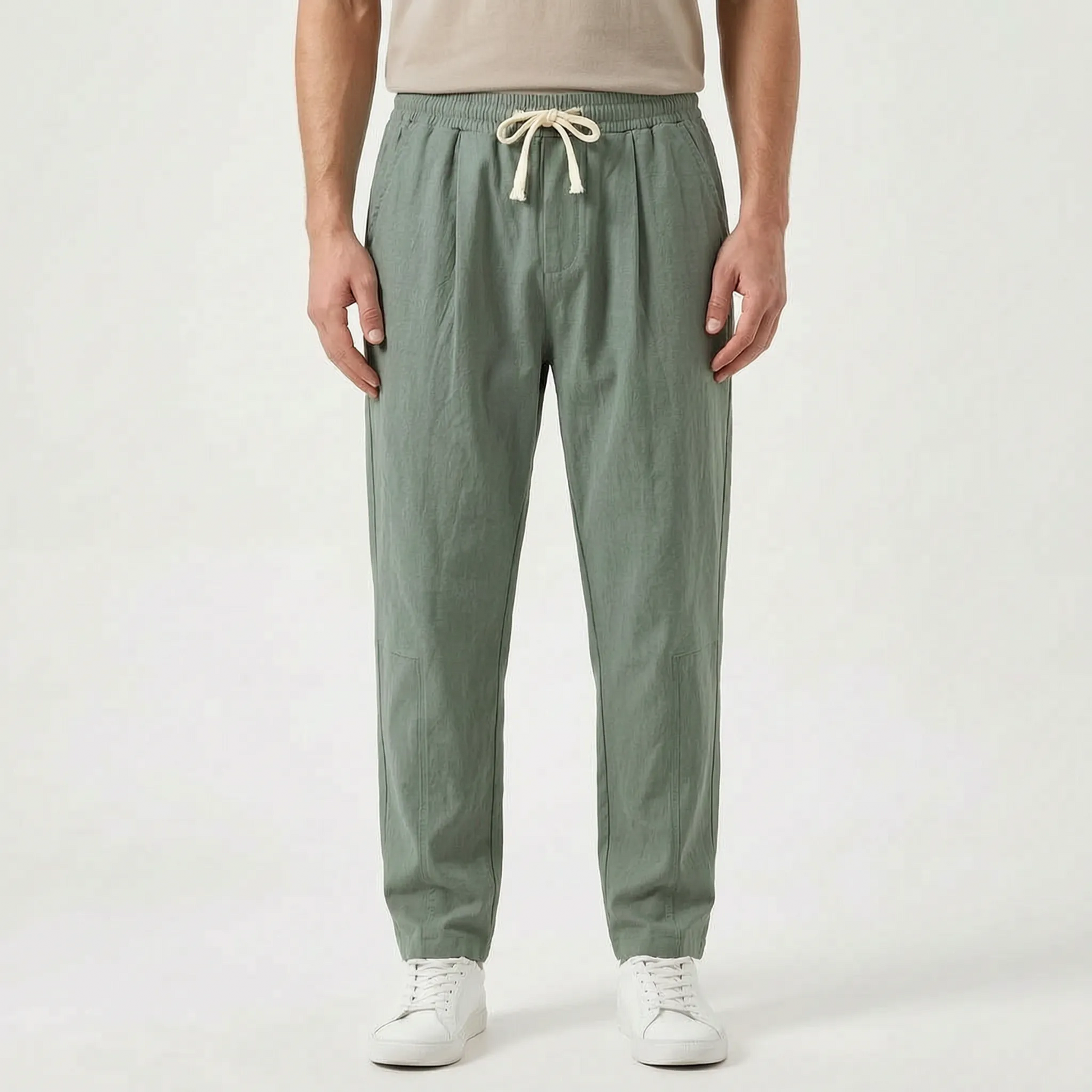 Casual Broek Met Rechte Pijpen -  Sammy