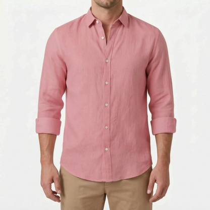 Casual Button-Up Shirt -  Bobby