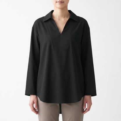 Casual High-Low Tunic Top -  Velma