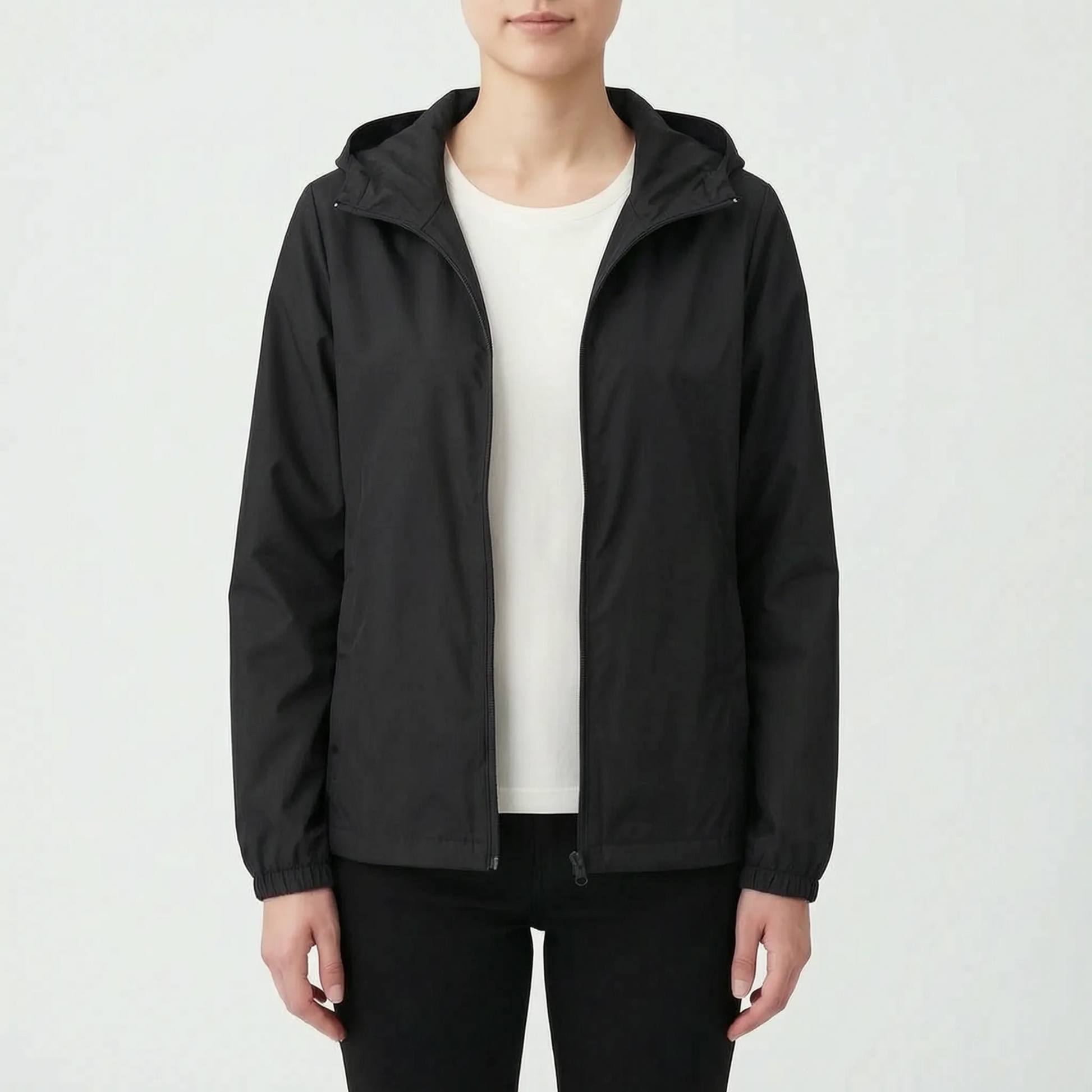 Casual Hooded Windbreaker Jacket -  Vickie