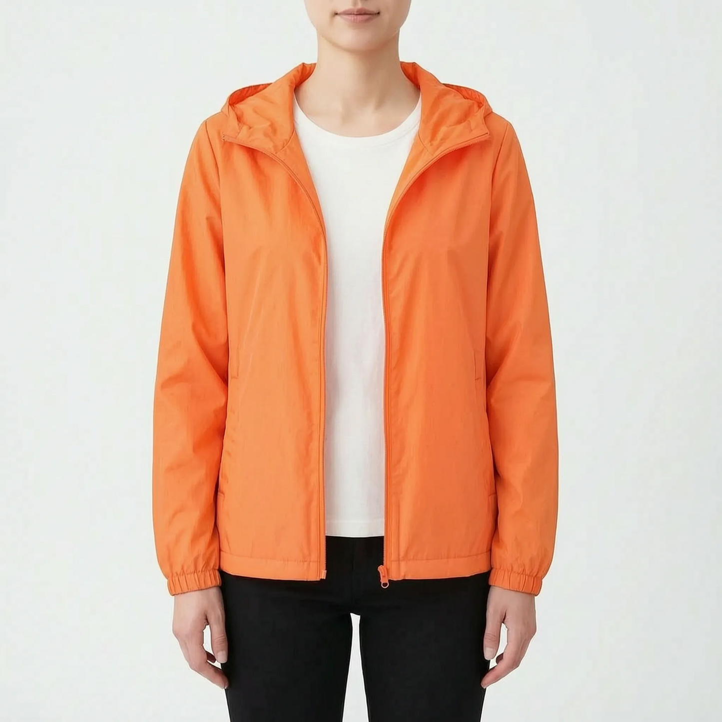 Casual Hooded Windbreaker Jacket -  Vickie