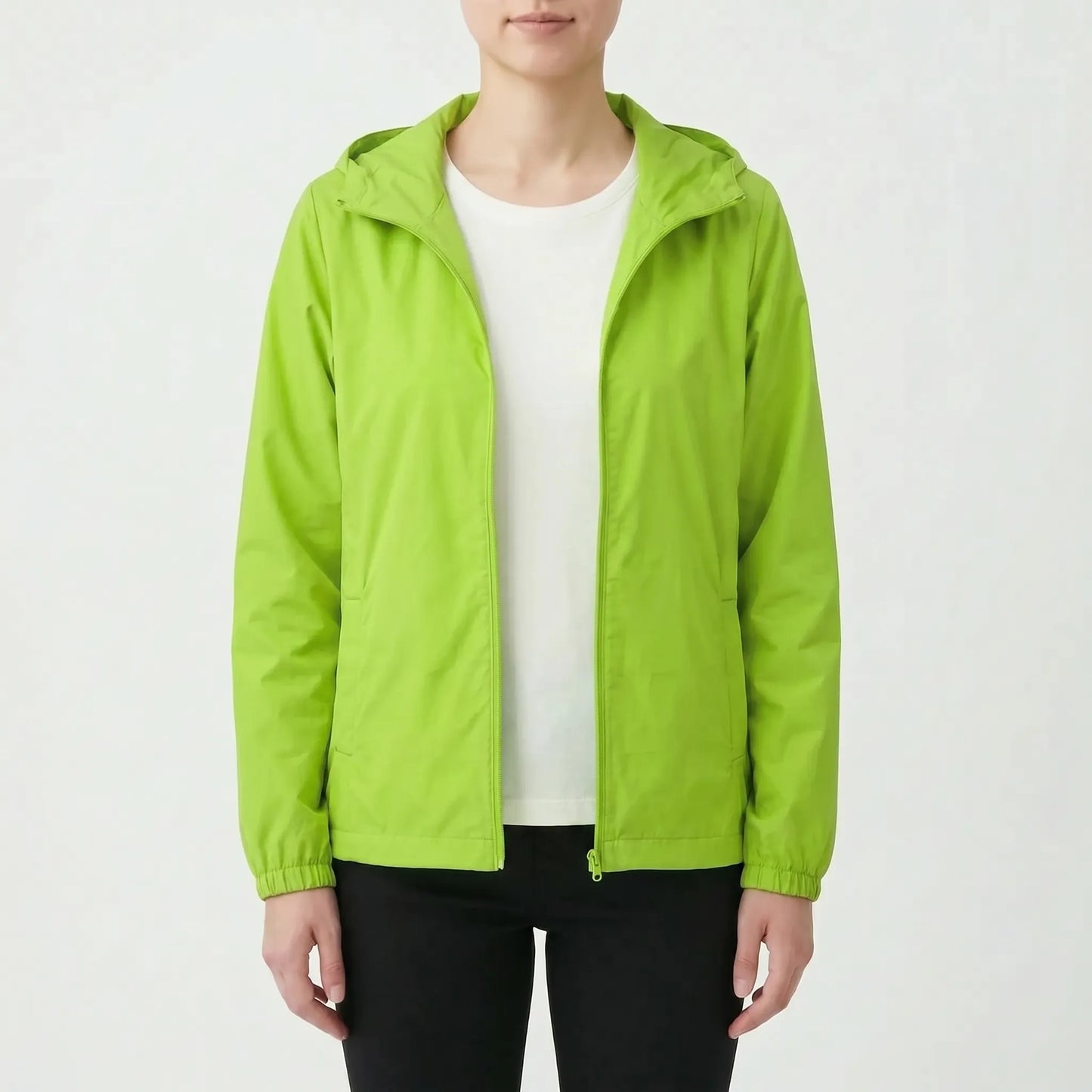 Casual Hooded Windbreaker Jacket -  Vickie