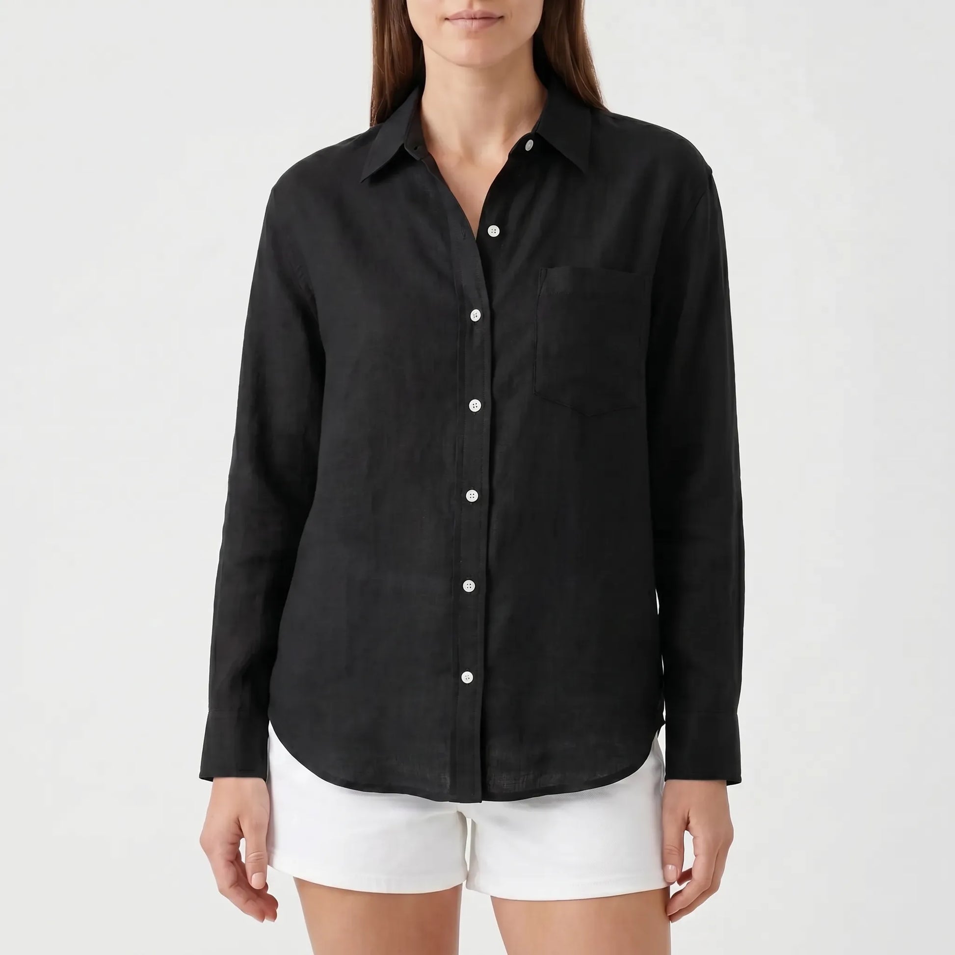 Casual Long-Sleeve Blouse -  Rosalie