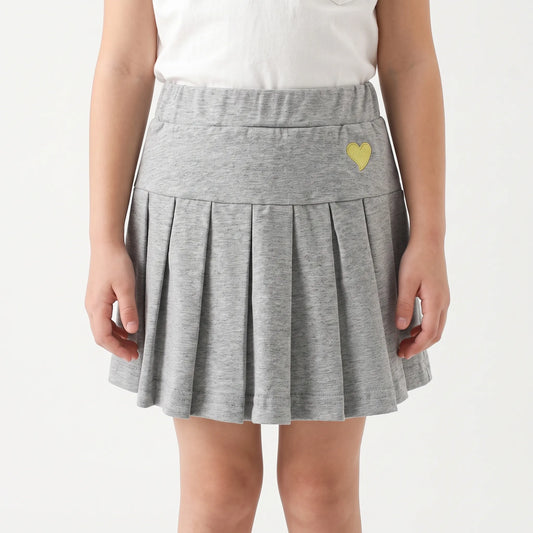 Casual Pleated A-Line Girls Skort - Kinvie