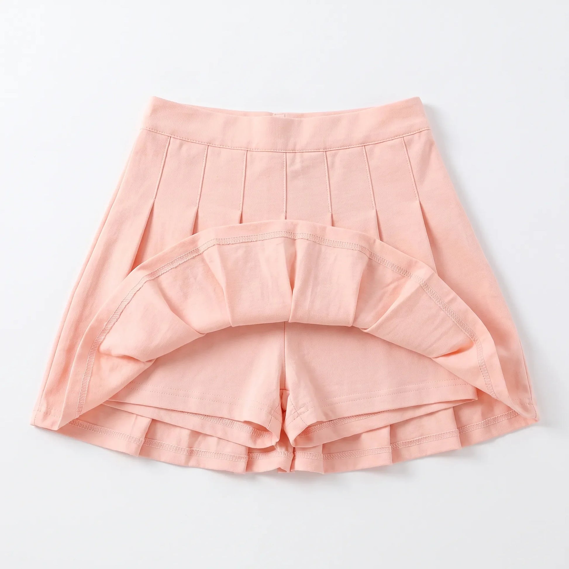 Casual Pleated A-Line Girls Skort - Kinvie