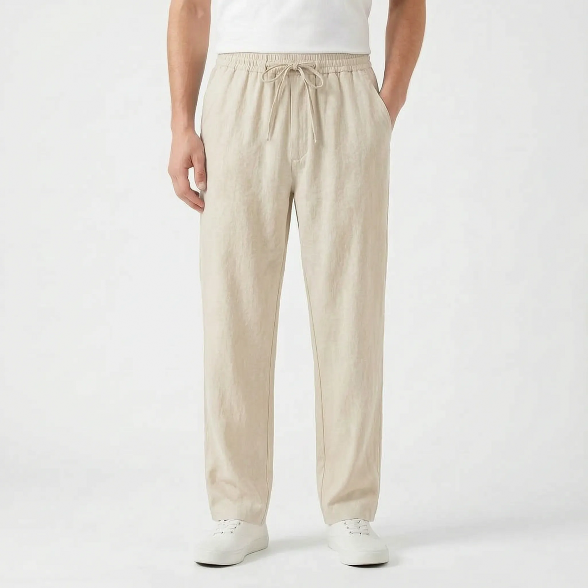 Casual Straight Trousers -  Charlie