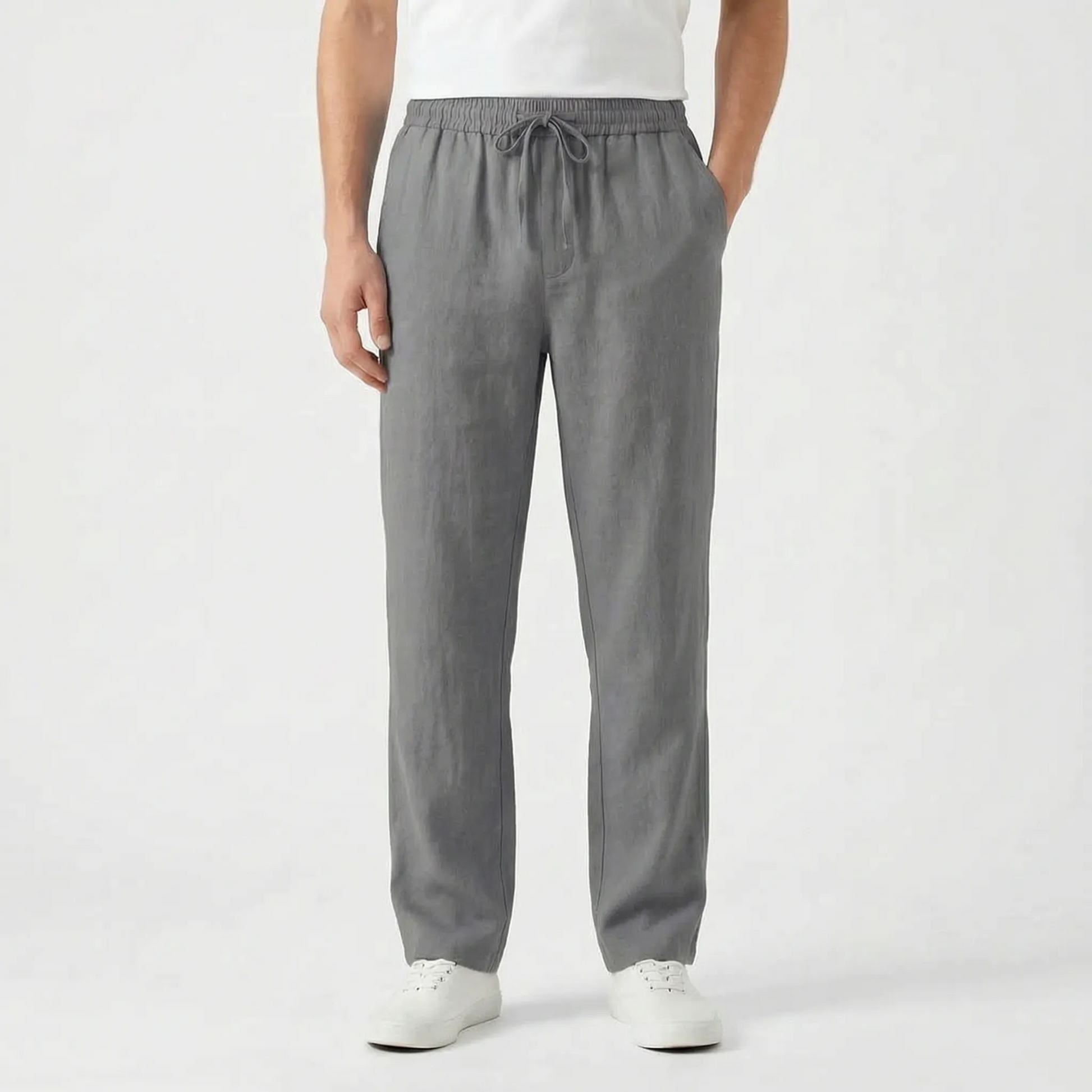 Casual Straight Trousers -  Charlie