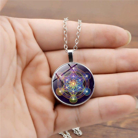 Chakra Hangertje met Metatron’s Kubus - Solantra