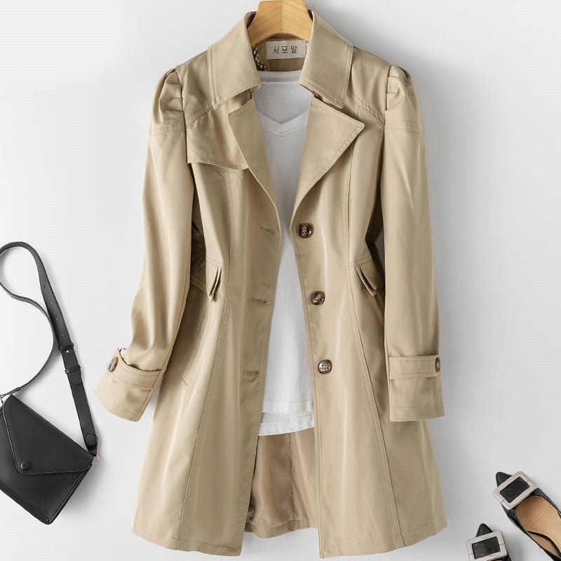 Trendy Dames Trenchcoat – Carenza