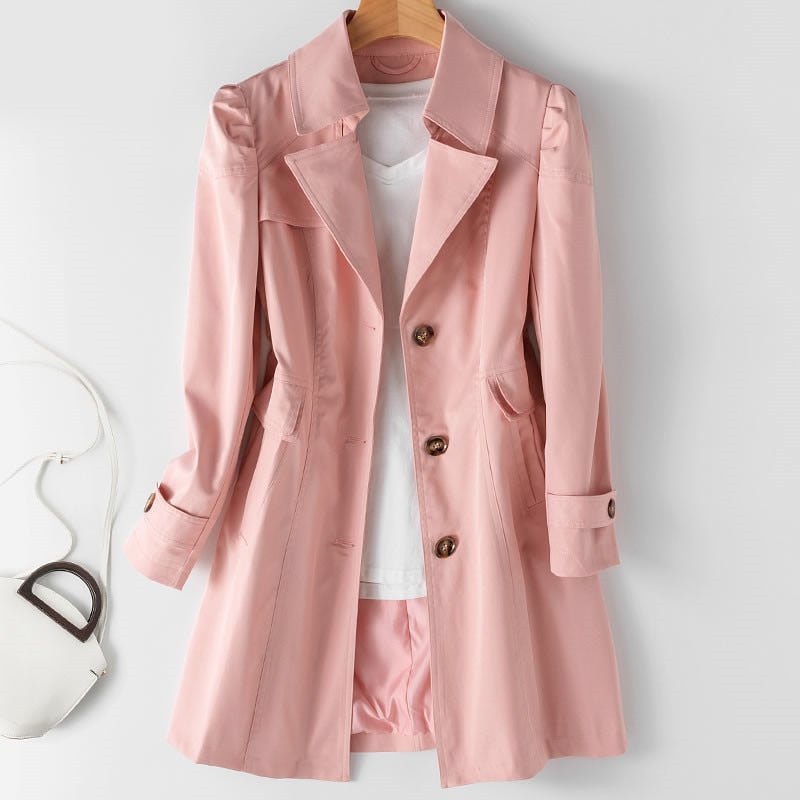 Trendy Dames Trenchcoat – Carenza