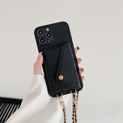 Functioneel iPhone Hoesje met Portemonnee - Celeste
