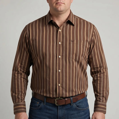 Colorful Striped Long Sleeve Shirt - Joseph