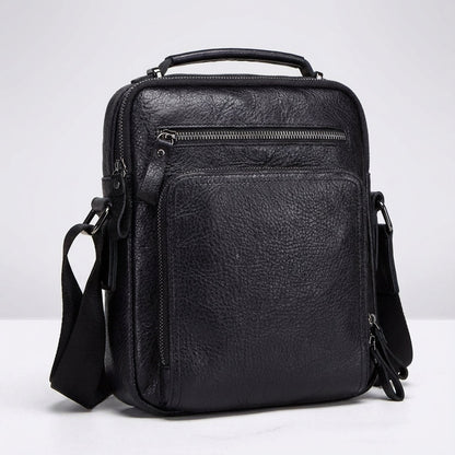 Compacte Leren Messenger Tas - EnduraBag