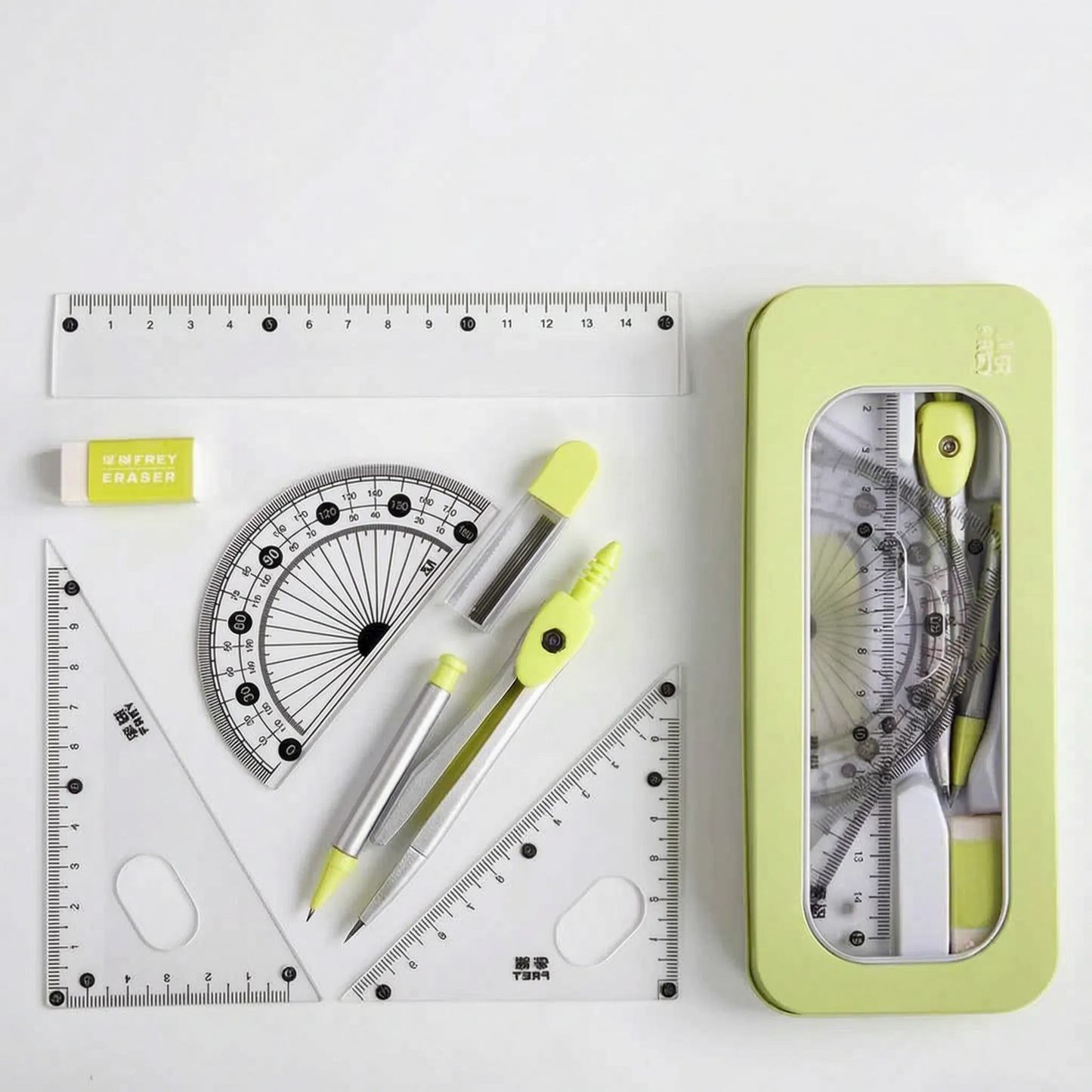 Complete Student Maths Geometry Set - Geometra