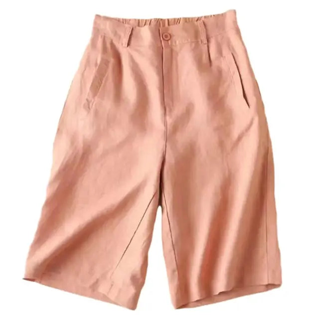 Dames Linnen-Katoenen Zomershorts - Elvira