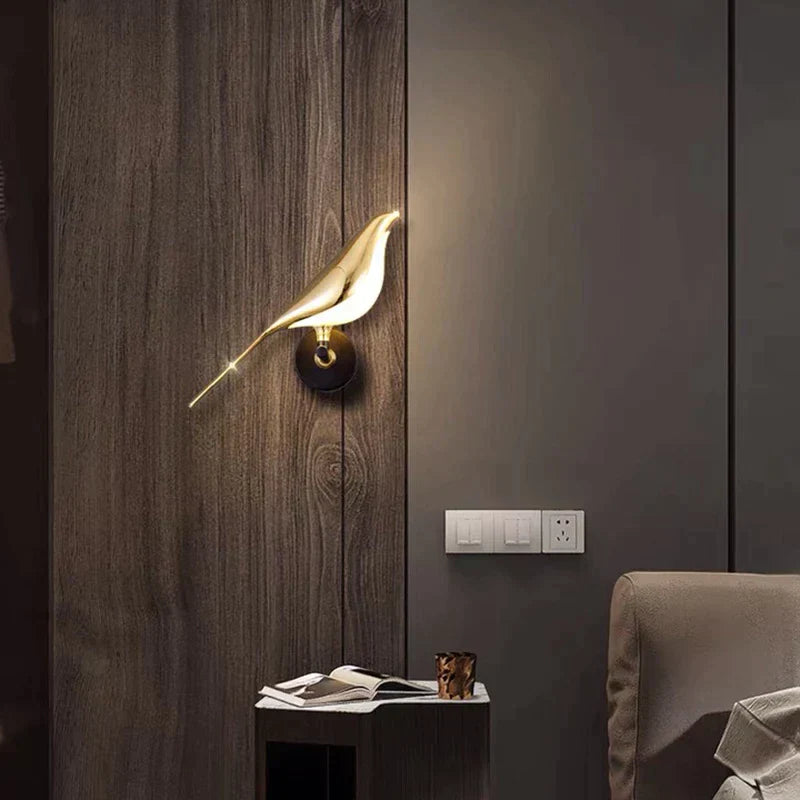 Moderne Vogels Wandlamp - AviaryGlow