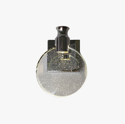 Luxe Ronde Kristallen Wandlamp – Celestia