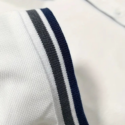 Trendy Witte Heren Polo - Tiberius