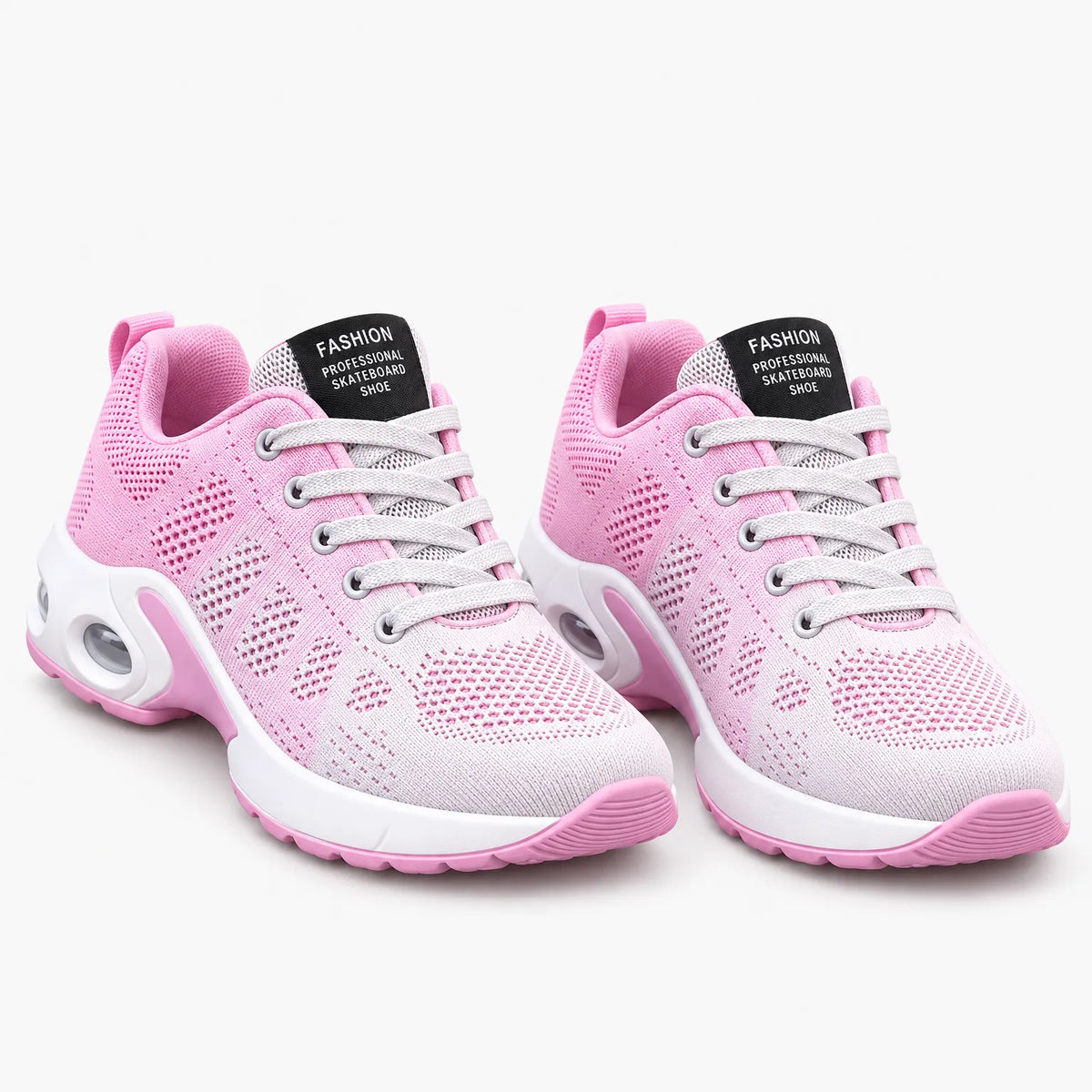 Dames Wandelsneakers Met Schokopvang Tijdens Lopen