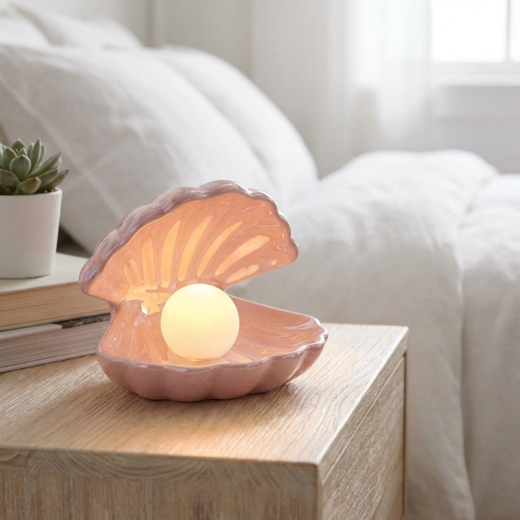 Decorative Shell Table Lamp -  Shellune