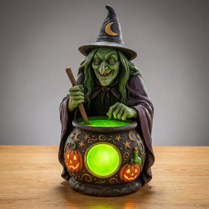 Decorative Witch Cauldron Lamp -  Hexilume