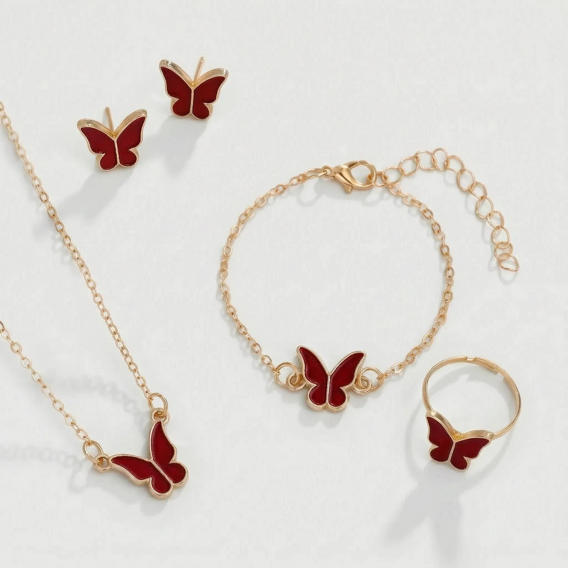 Delicate Butterfly Charm Chain - Fluttena