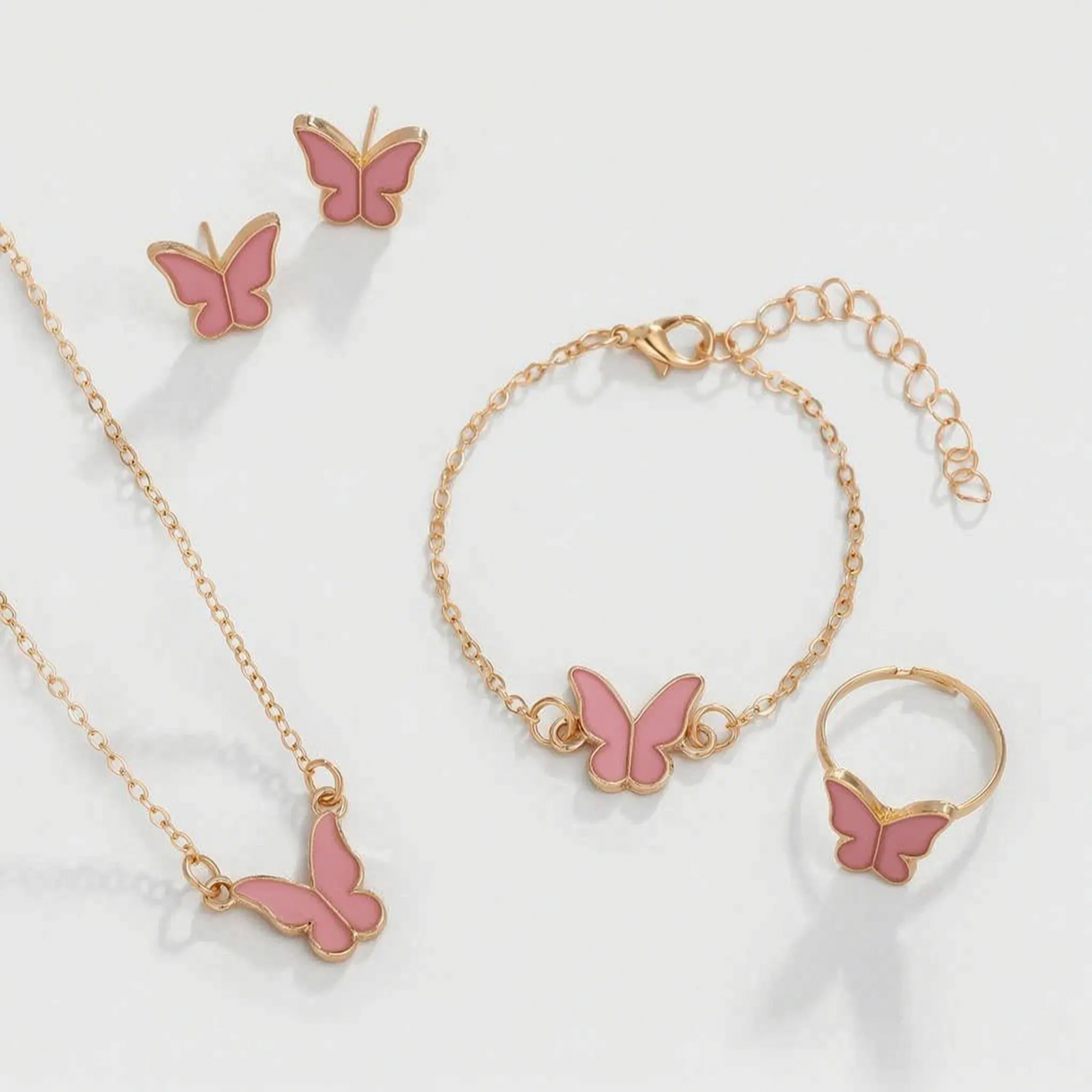 Delicate Butterfly Charm Chain - Fluttena