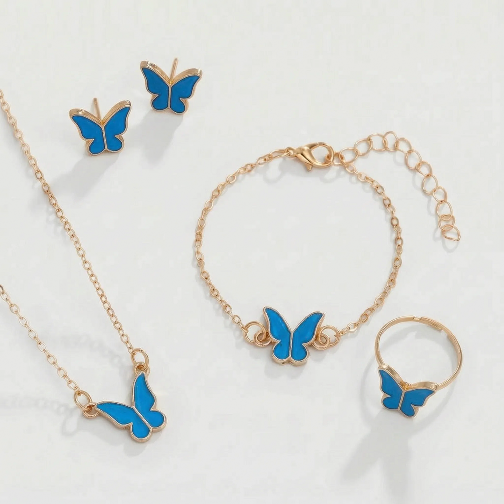 Delicate Butterfly Charm Chain - Fluttena