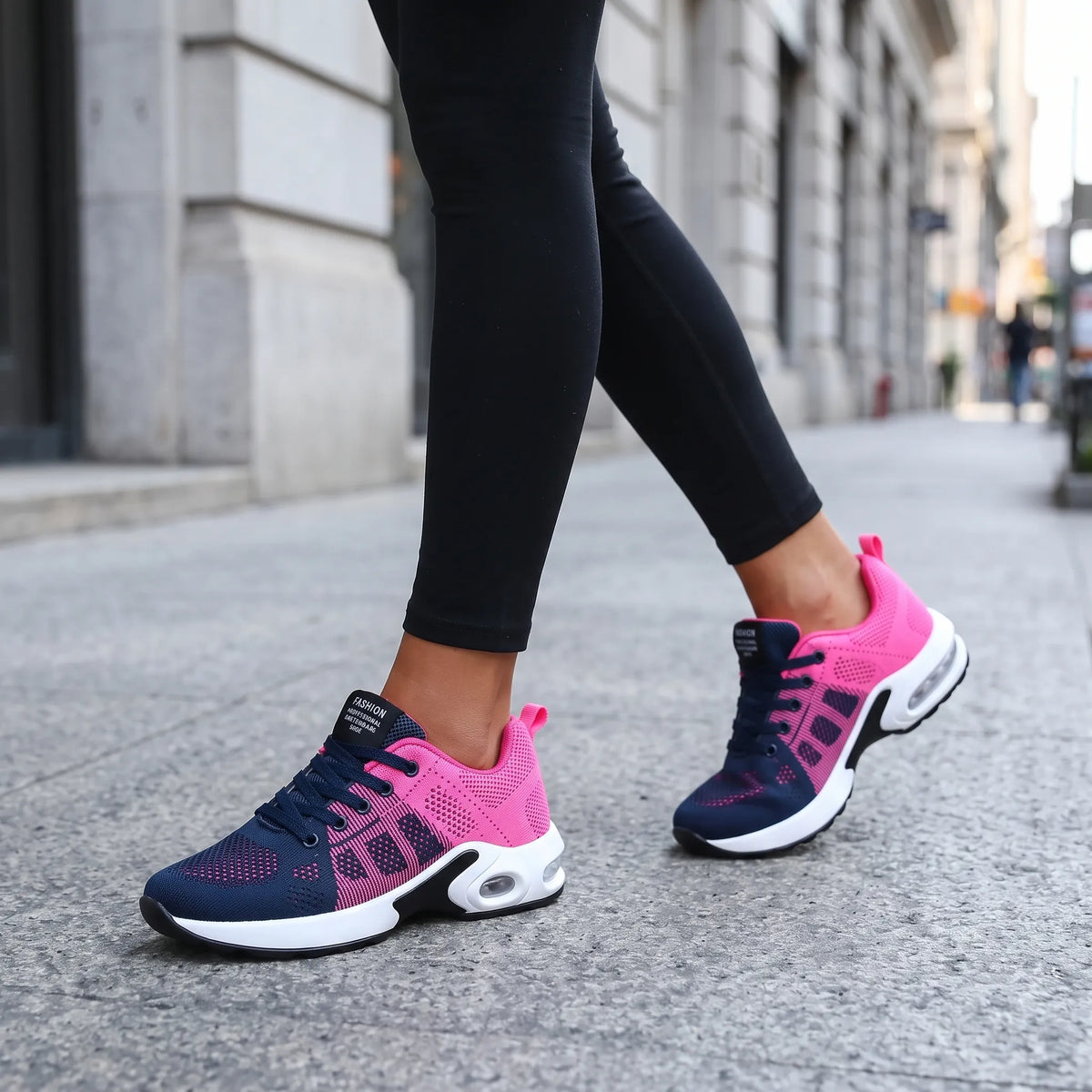 Dempende Dames Sneakers Voor Actieve Dagen Op De Been