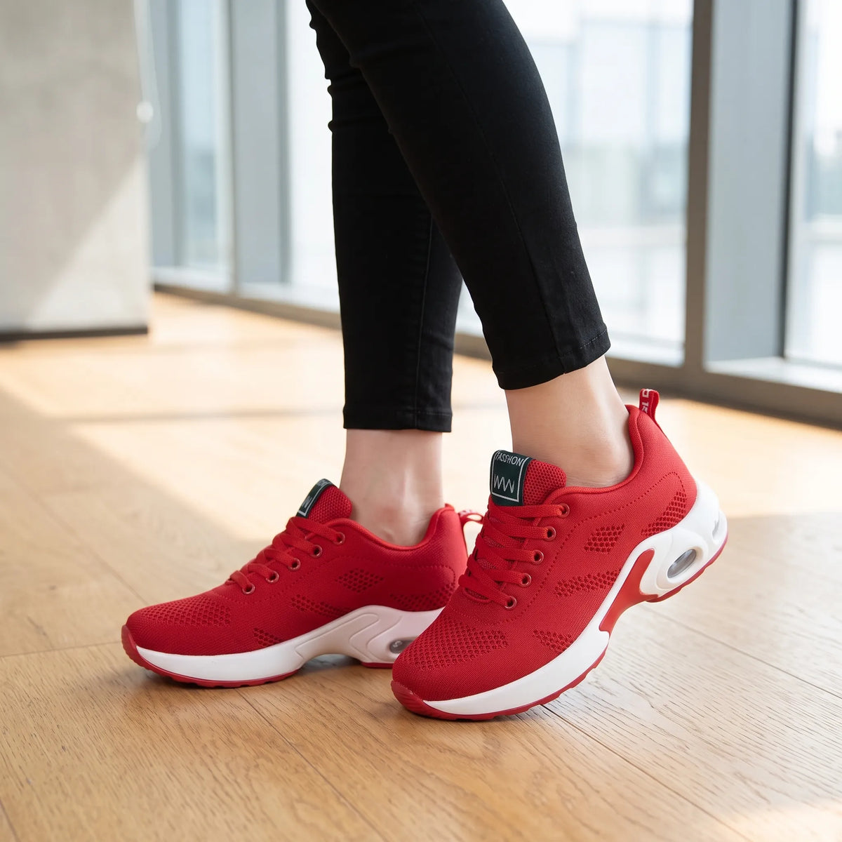 Dempende Dames Sneakers Voor Actieve Dagen Op De Been