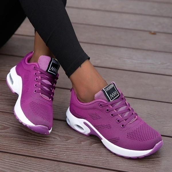 Dempende Dames Sneakers Voor Actieve Dagen Op De Been