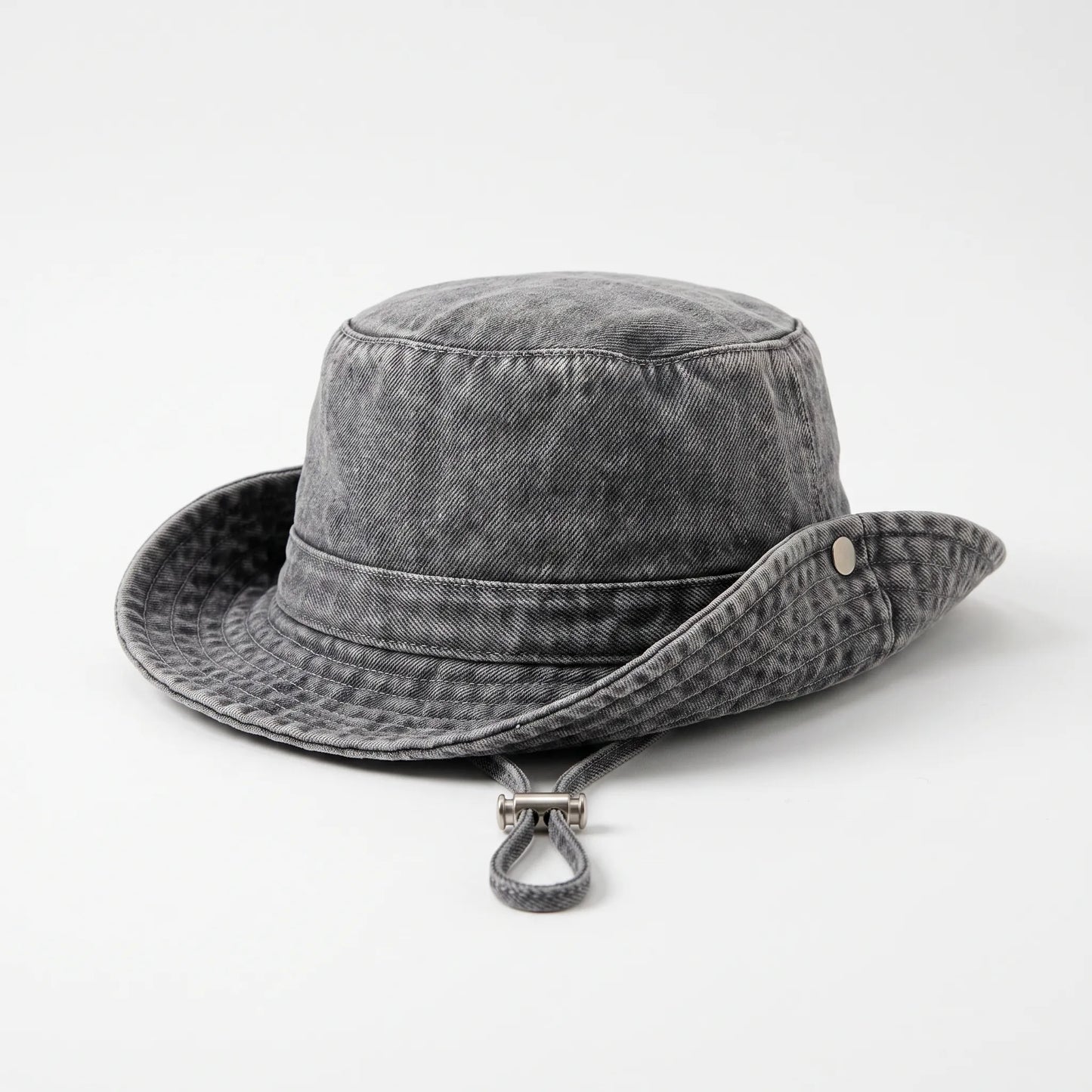Denim hoed met brede rand - Peaknox