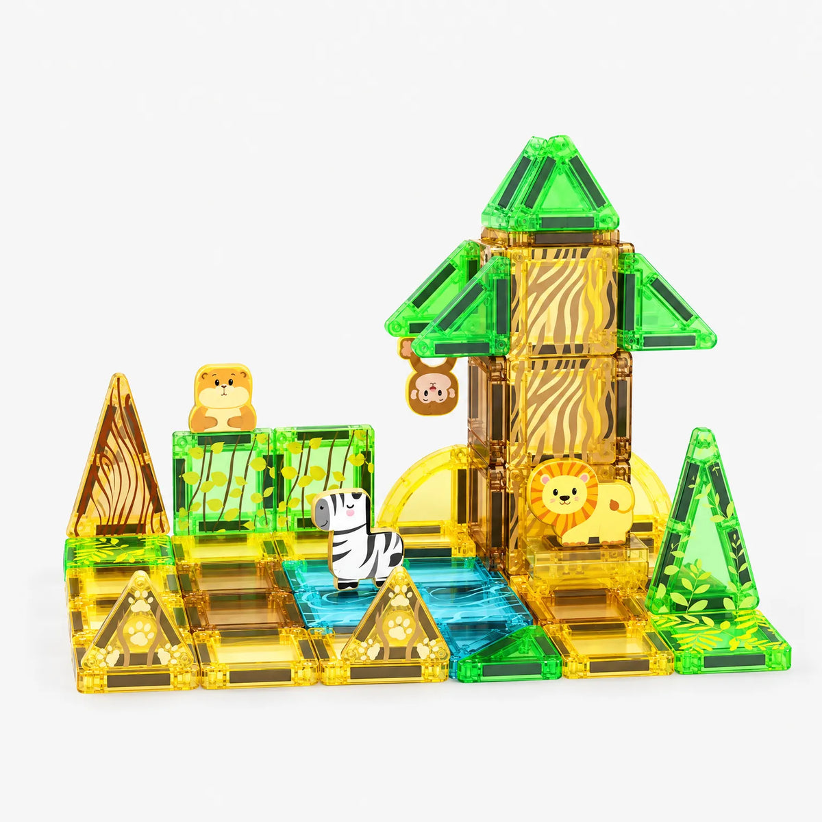 Doorschijnende Mini Magnetische Bouwtegels - BuildaTile