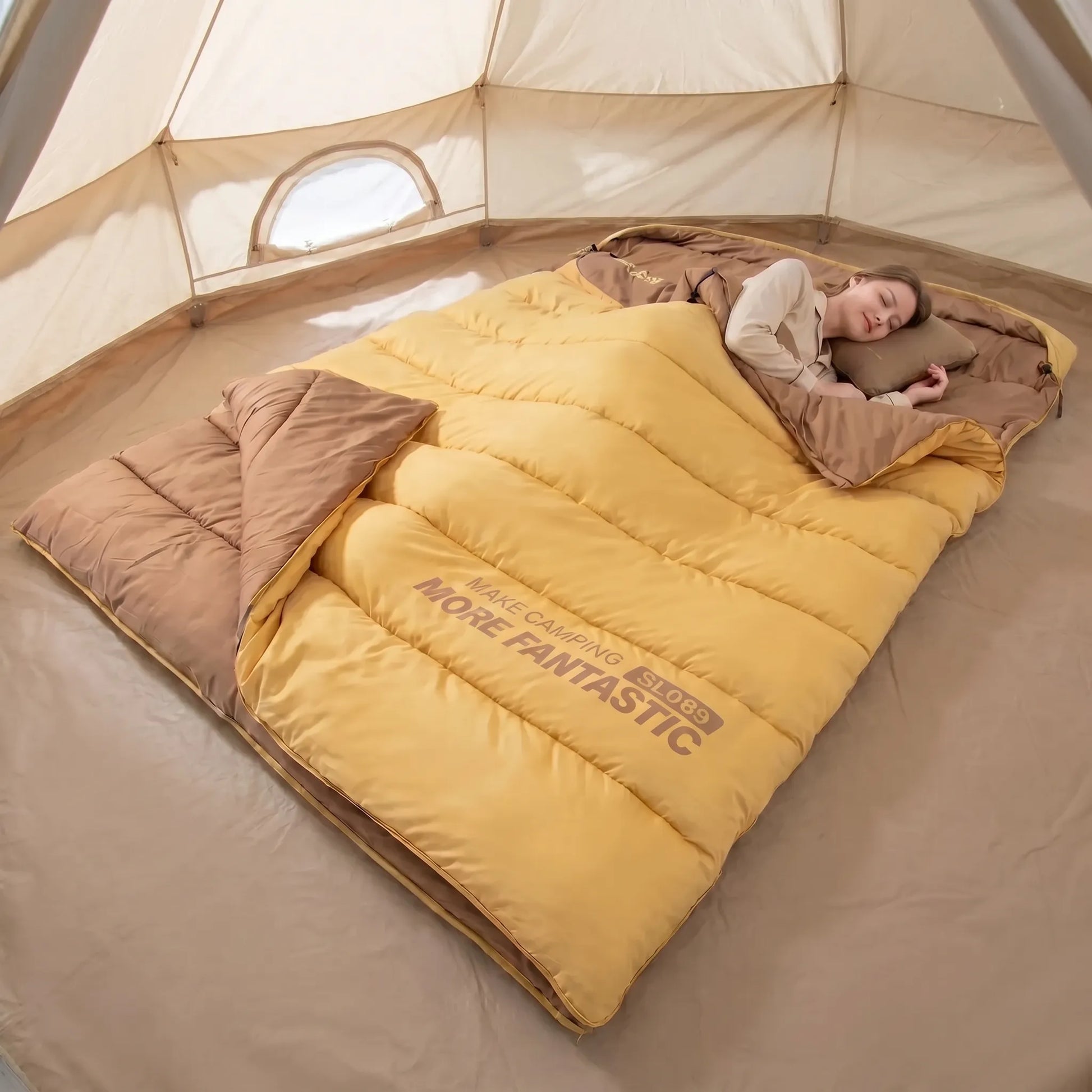 Double Sleeping Bag For 2 persons -  Dualrest